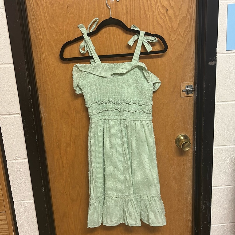 Sage Green Spring Dress